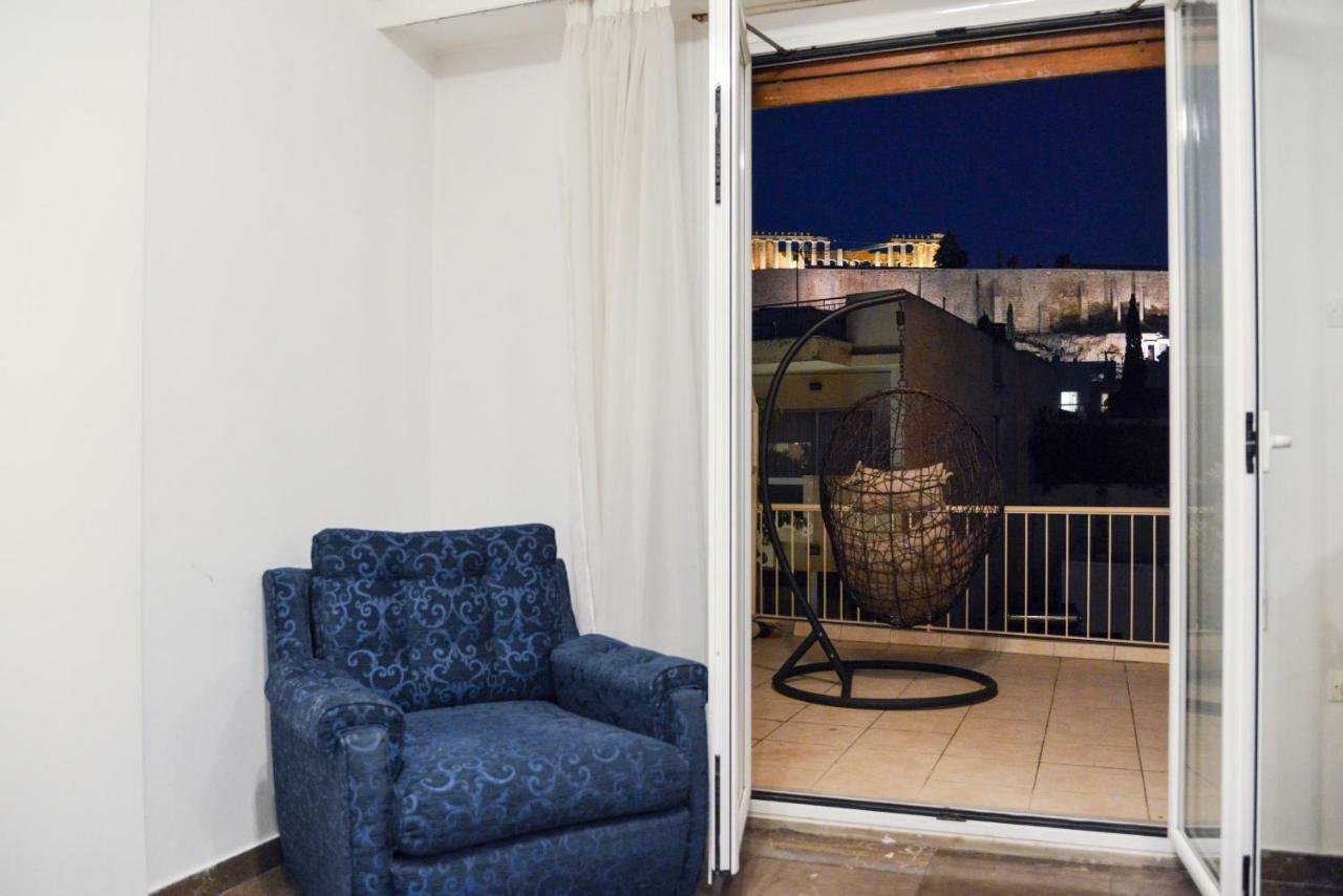 아테네 Acropolis Amazing Balcony View 3 Minutes Walking To The Museum 아파트 외부 사진
